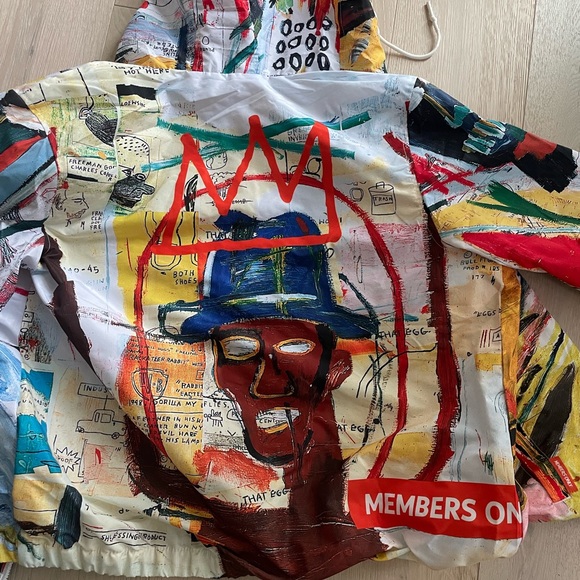 NWT Jean-Michael Basquiat x Members Only lightweight men’s Jacket, Size Large - Picture 2 of 4
